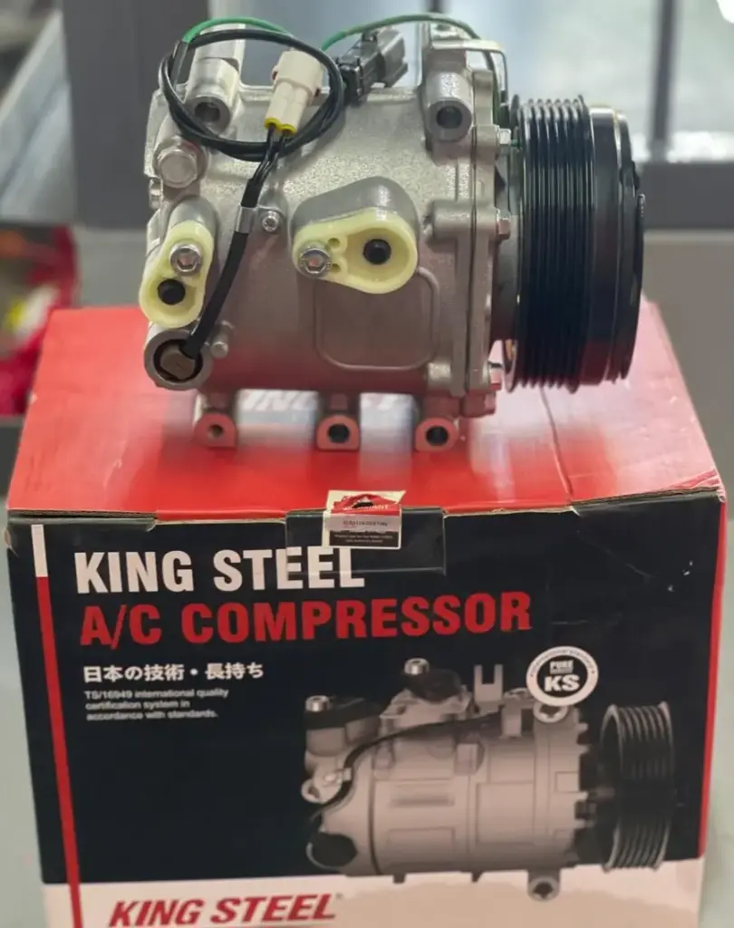 [MC148755] CANTER / ROSA 4M51 AC COMPRESSOR KINGSTEEL 