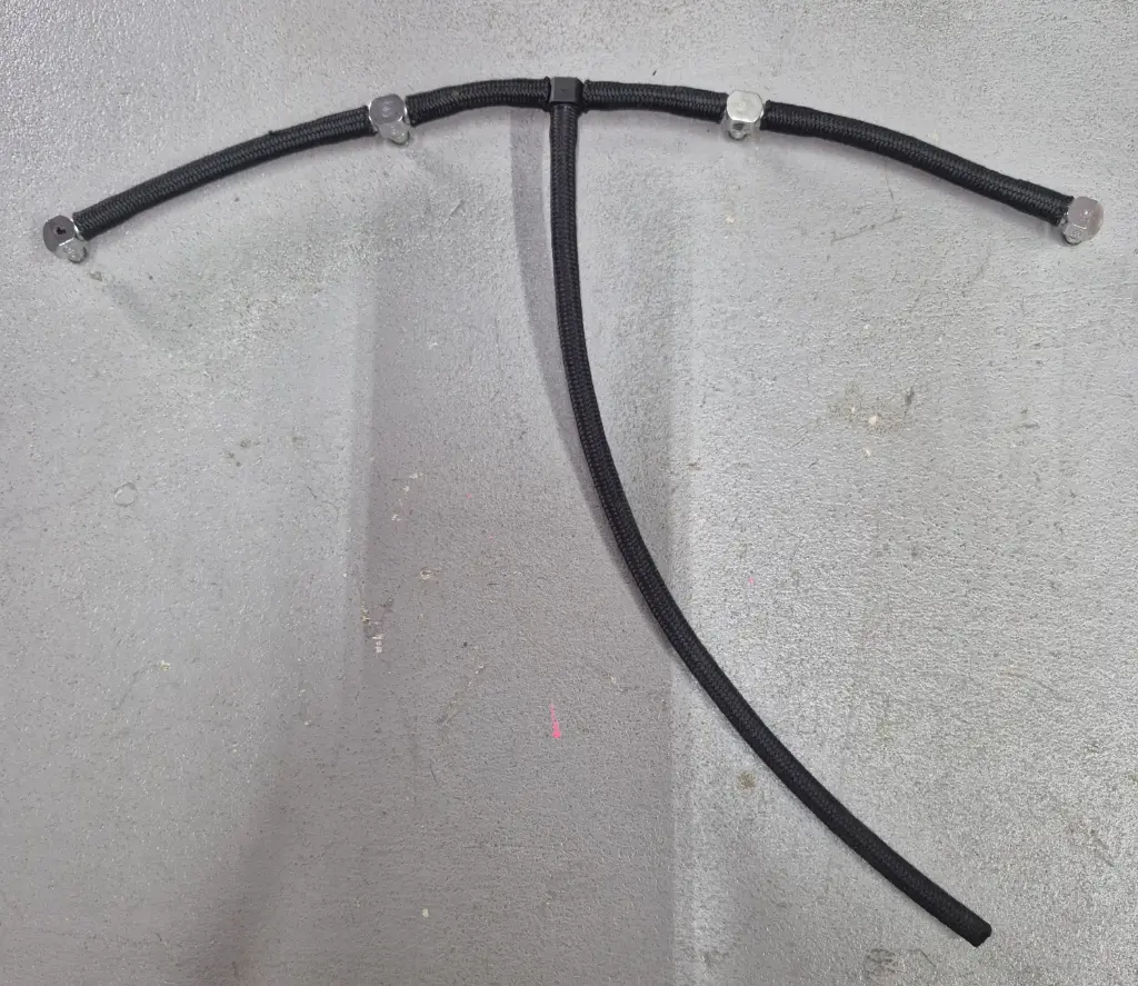 E25 ZD30 C/RAIL FUEL RETURN LINE METAL TYPE GENUINE 